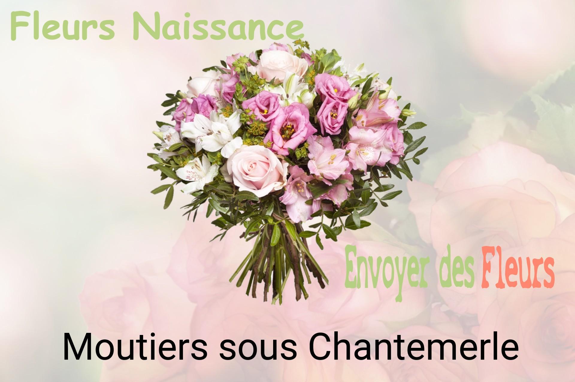 Bouquet de fleurs de naissance livré à Moutiers-sous-Chantemerle