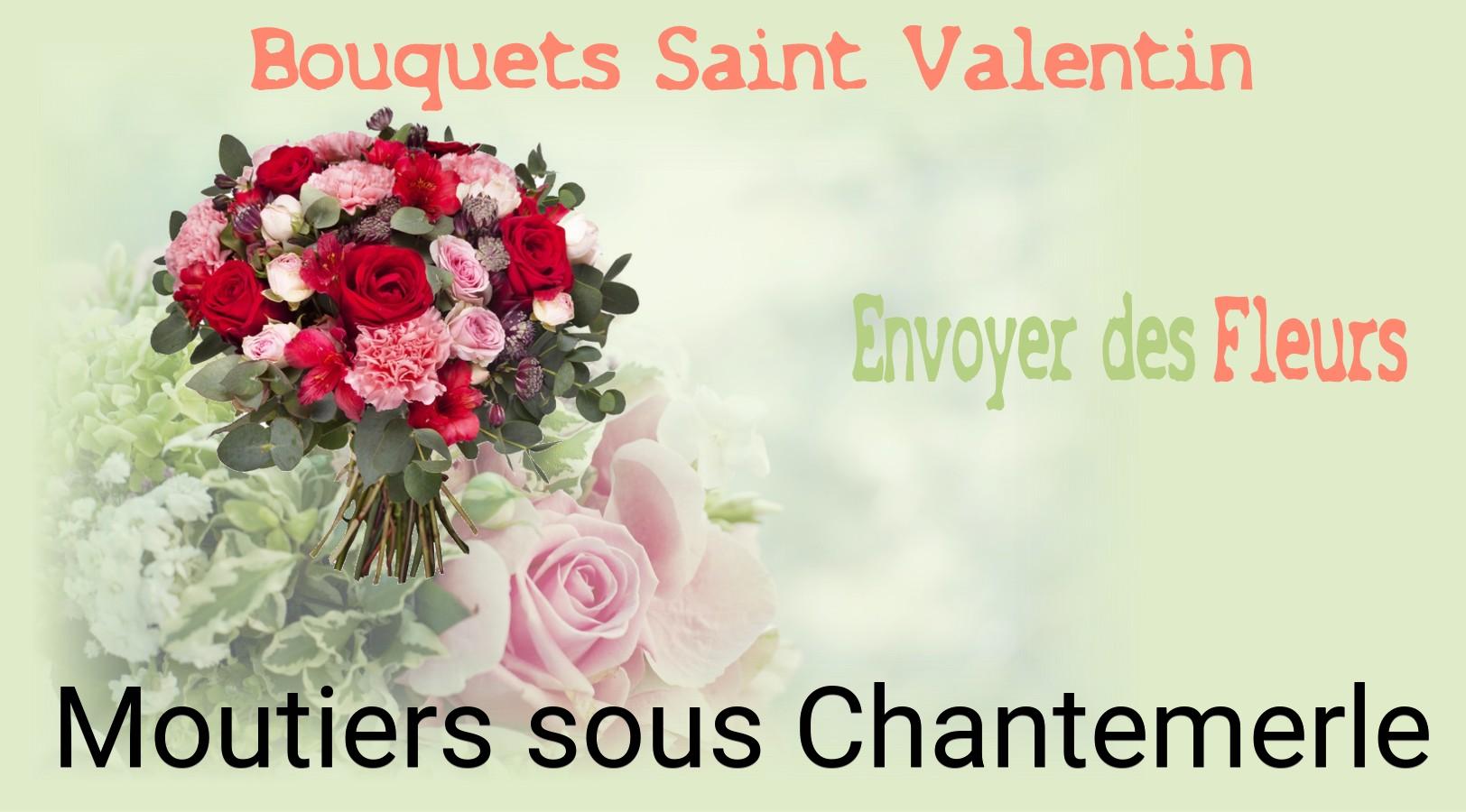 Roses de Saint-Valentin livrées à Moutiers-sous-Chantemerle
